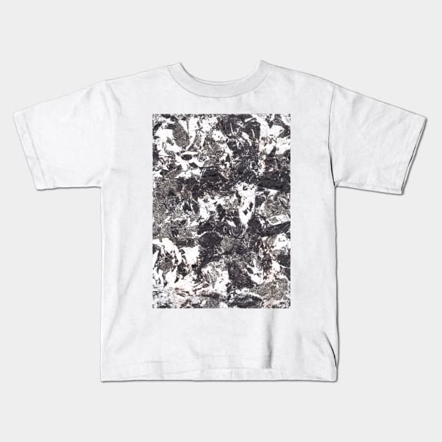 Action Painting OTTAVO Kids T-Shirt by Funky Edge Underground